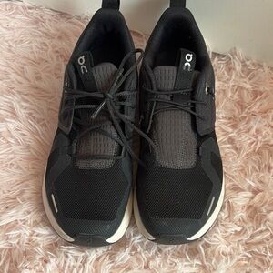 On Running Men's Black and Gray Running Shoes